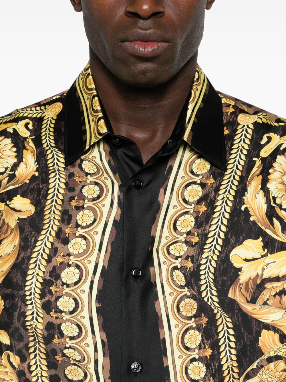 Versace Barocco-print shirt