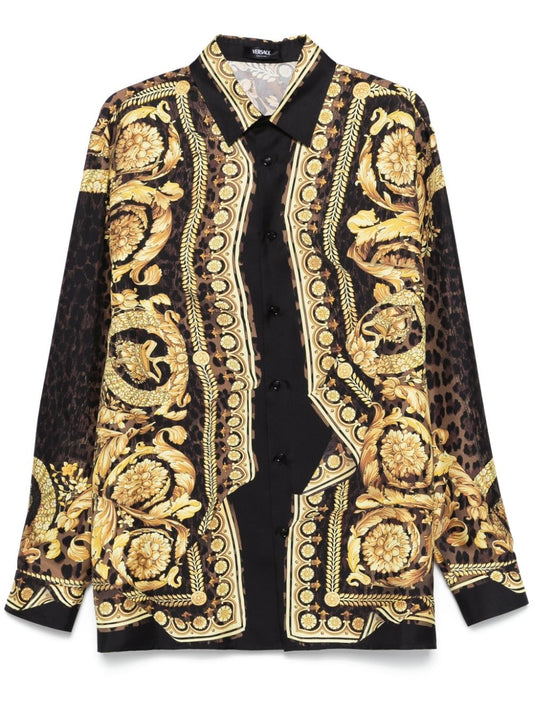 Versace Barocco-print shirt