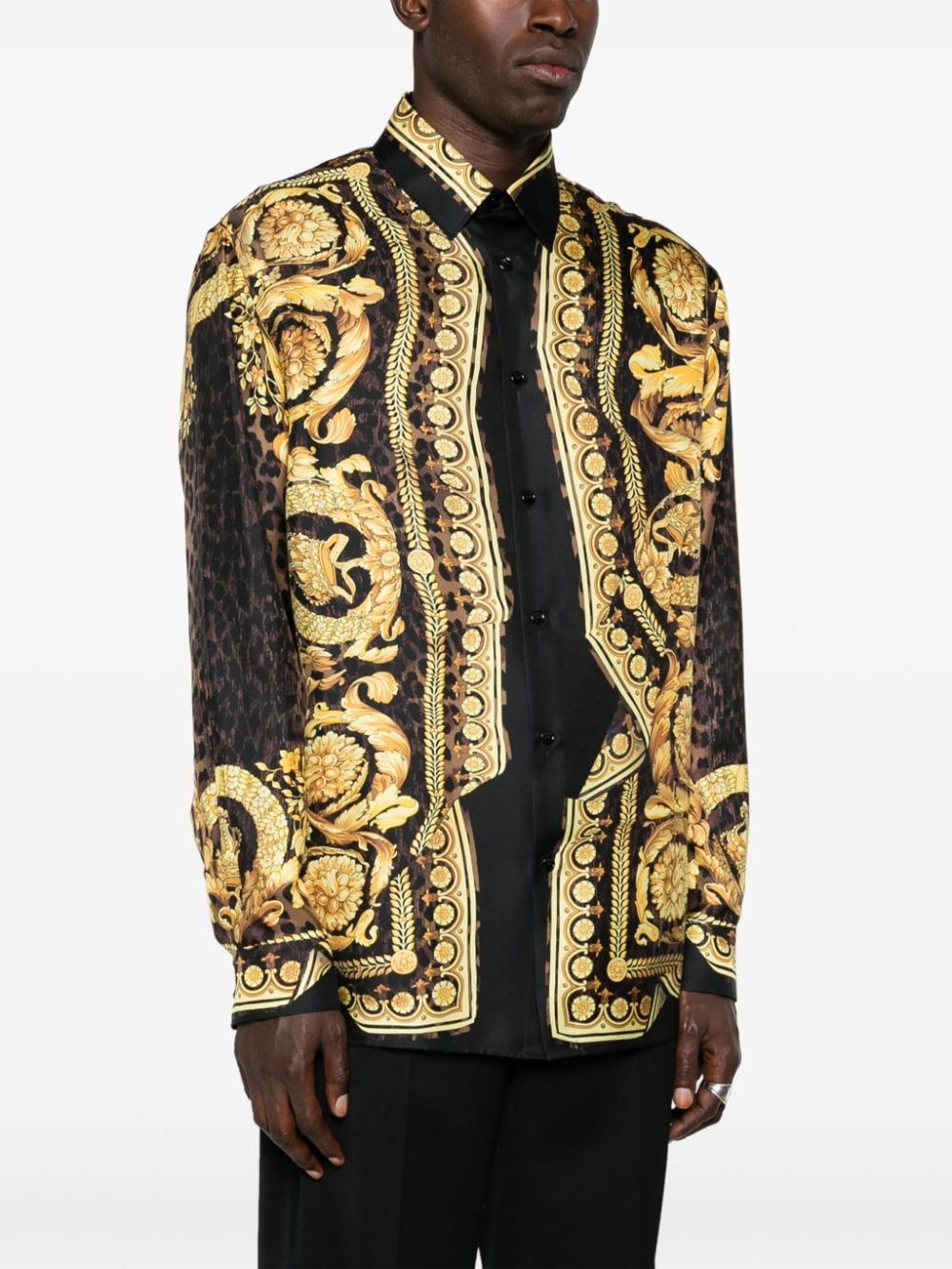 Versace Barocco-print shirt