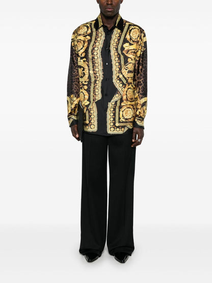 Versace Barocco-print shirt