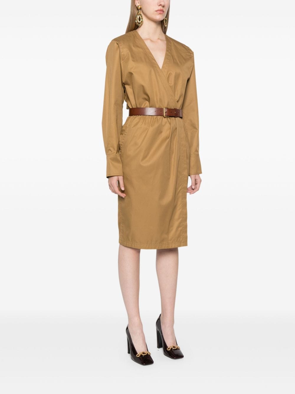 Saint Laurent Saint Laurent  Dresses Camel