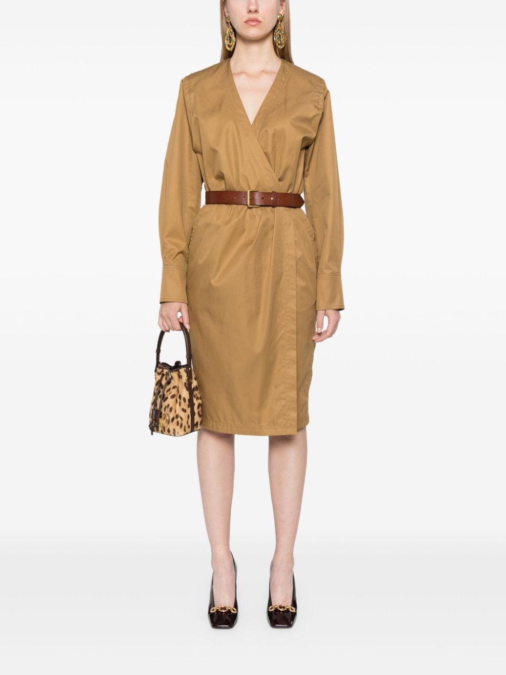 Saint Laurent Saint Laurent  Dresses Camel