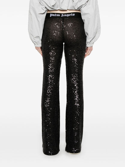 Palm Angels Palm Angels Trousers Black