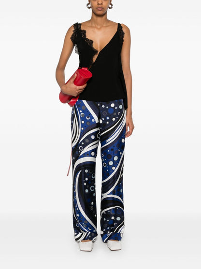 Pucci Pucci Trousers Blue