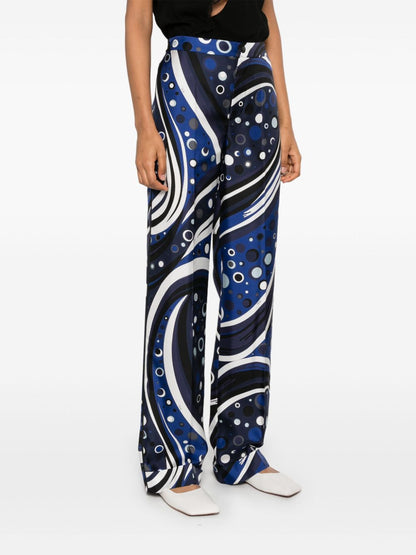 Pucci Pucci Trousers Blue