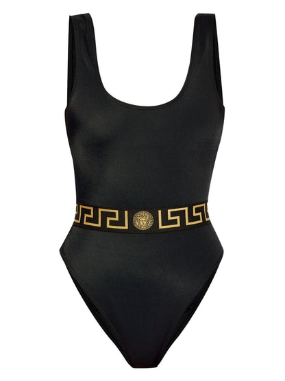 Versace Medusa scoop-neck swimsuit