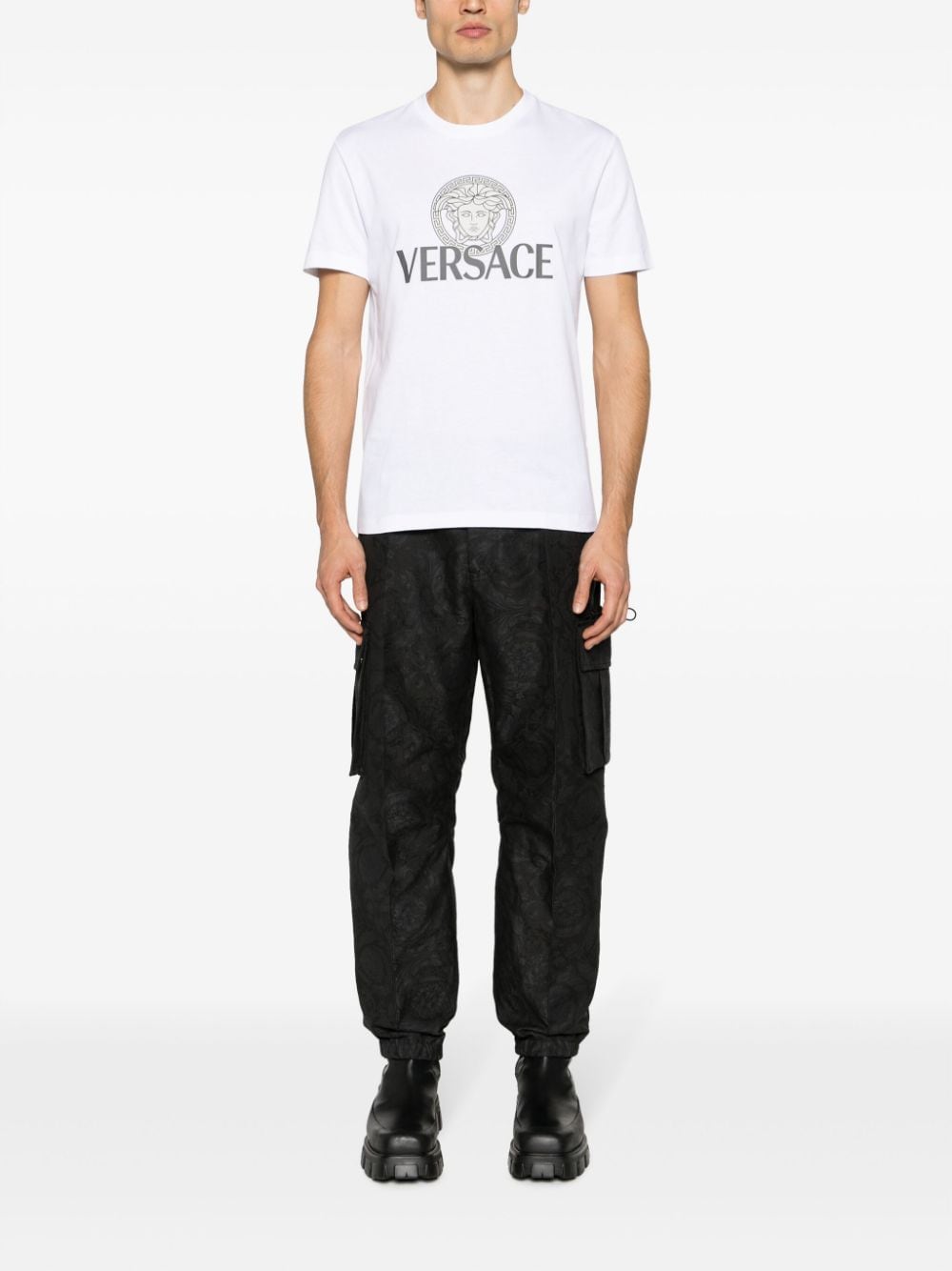 Versace Medusa logo-print T-shirt