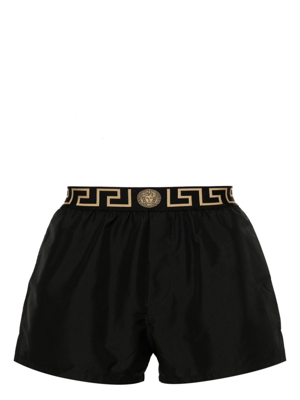 Versace Greca Border swim shorts in Black