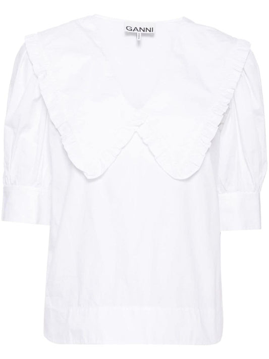 GANNI Shirts White