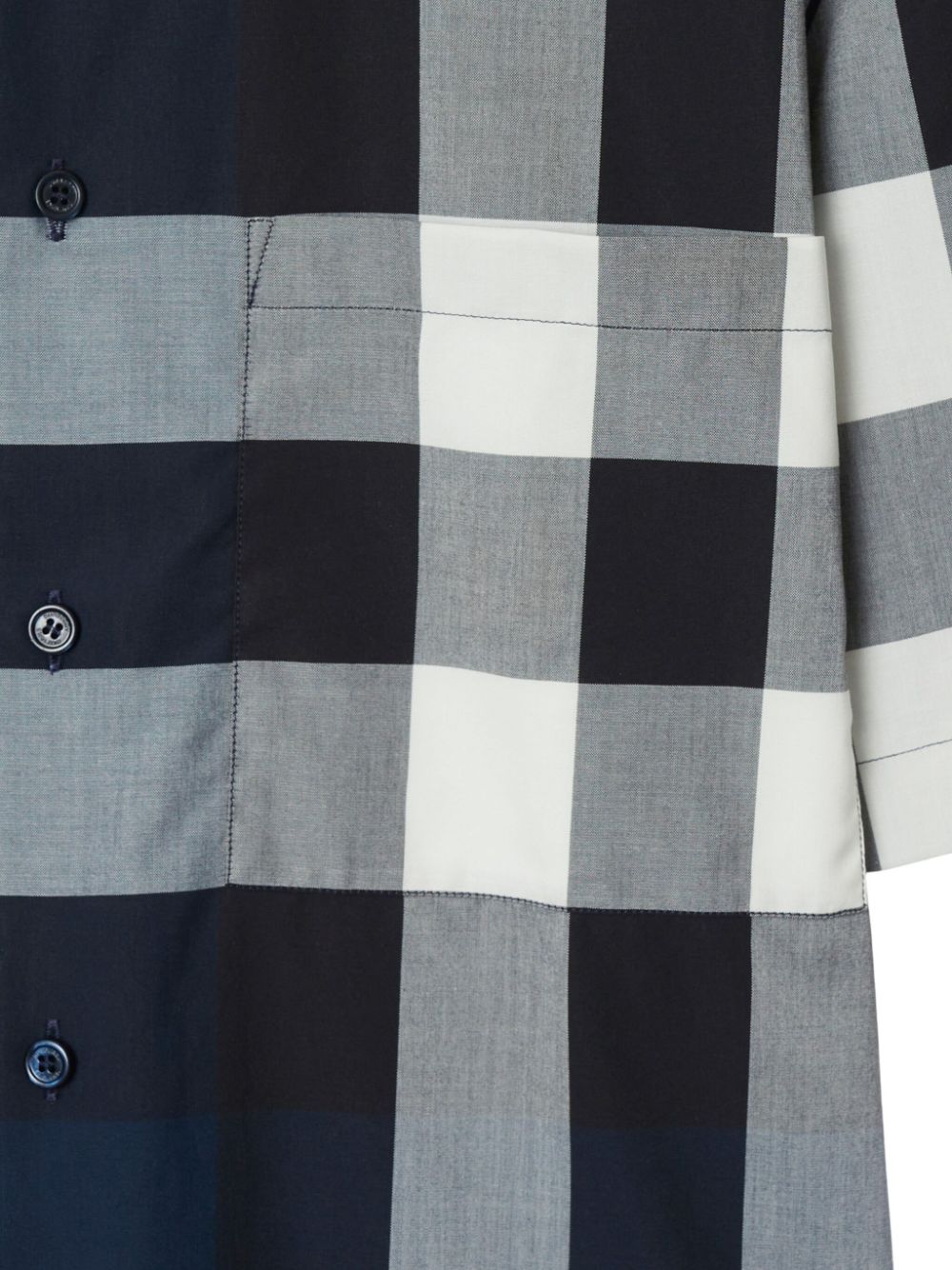 Burberry checkered cotton shirt