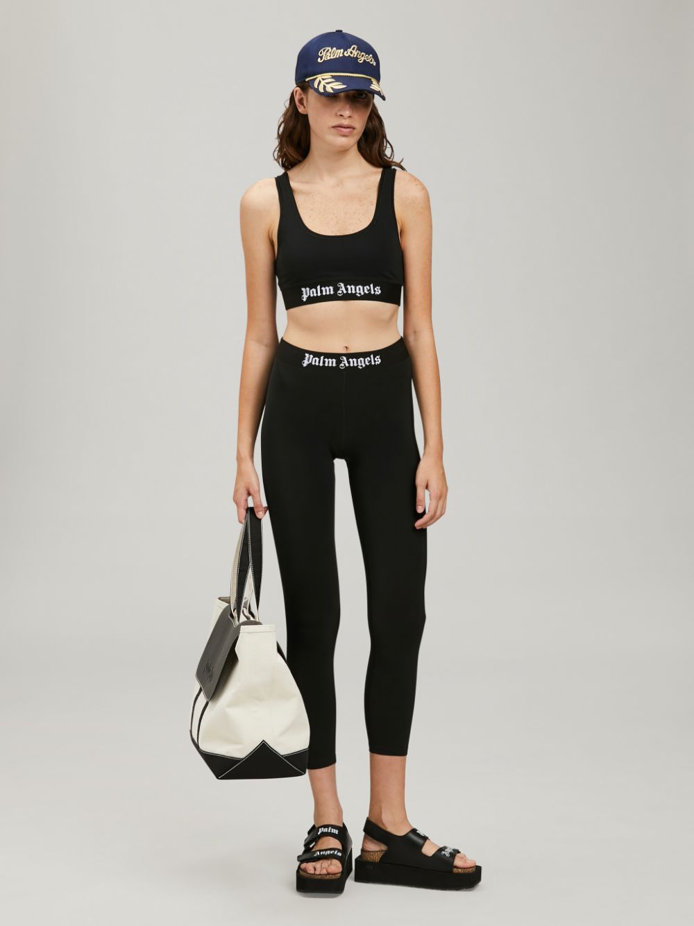 Palm Angels logo sport bra