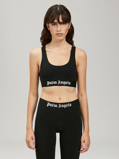 Palm Angels logo sport bra