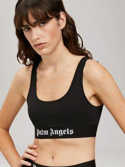 Palm Angels logo sport bra