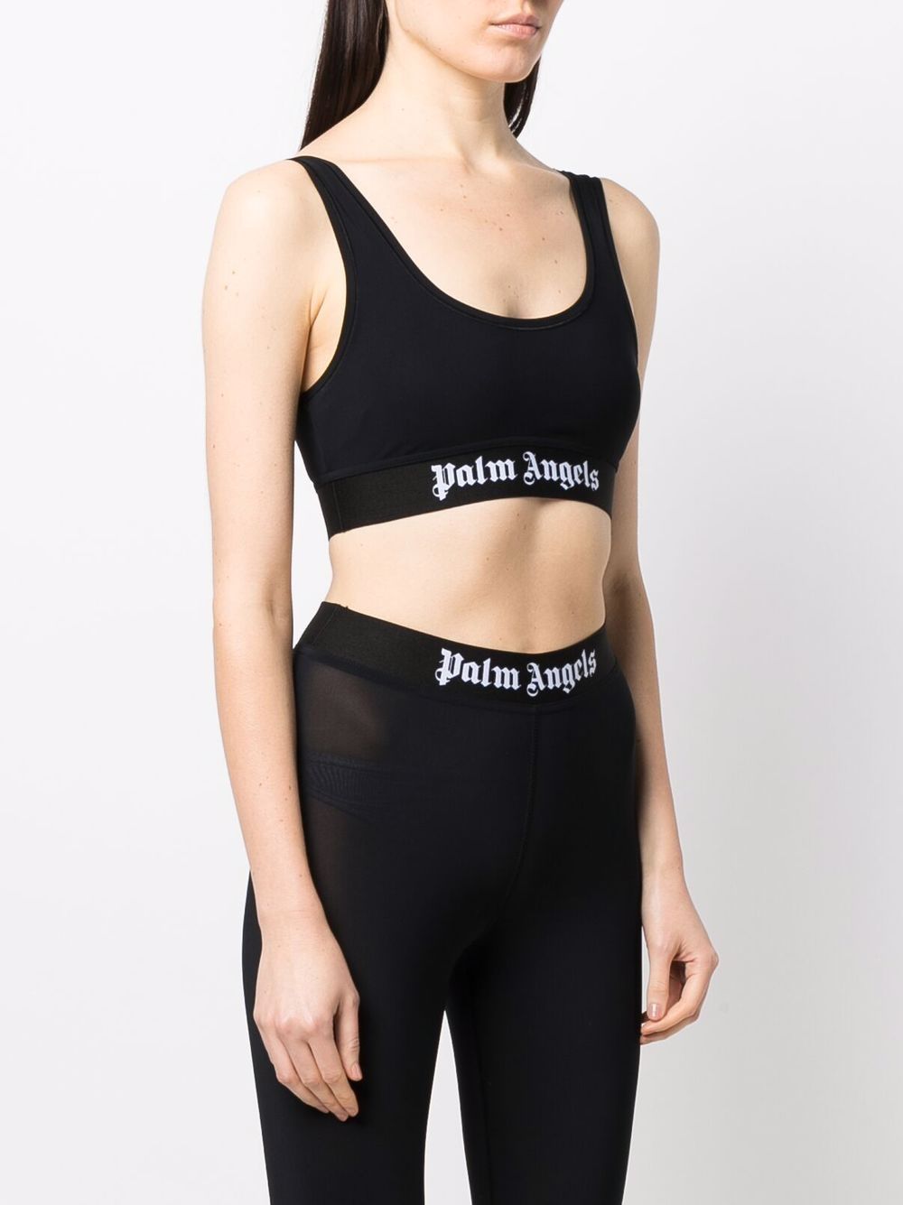 Palm Angels logo sport bra