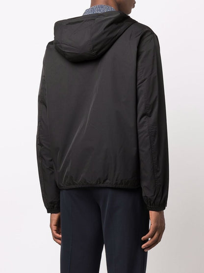 Emporio Armani water-repellent hooded jacket