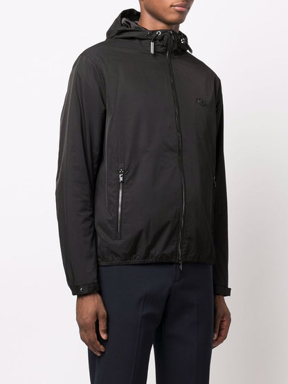 Emporio Armani water-repellent hooded jacket