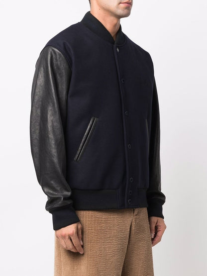 Golden Goose panelled varsity jacket