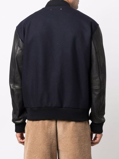 Golden Goose panelled varsity jacket