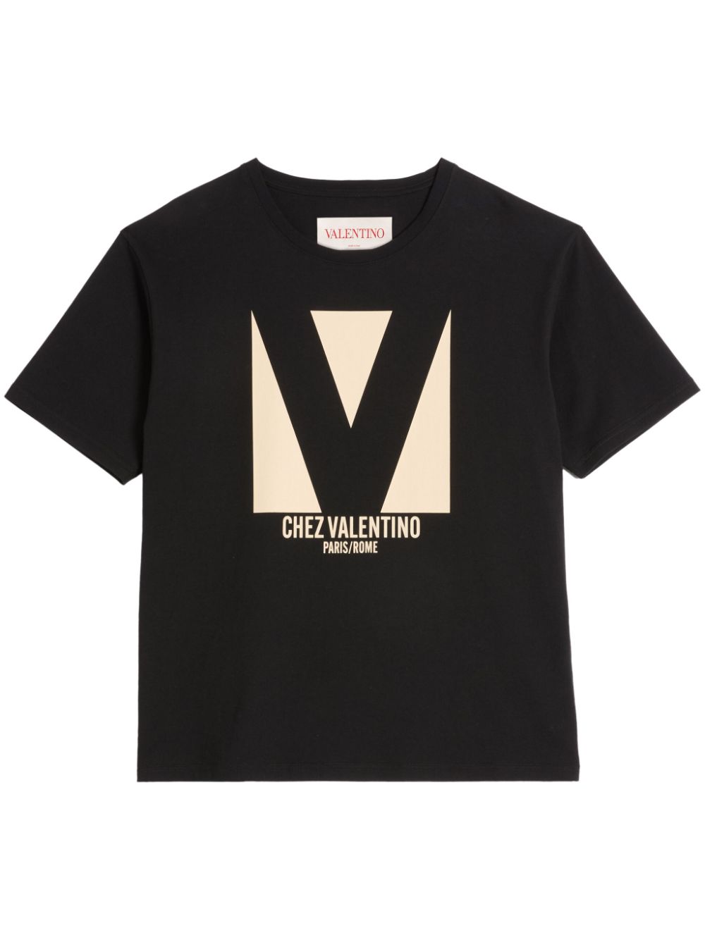 Valentino Valentino T-shirts and Polos Black