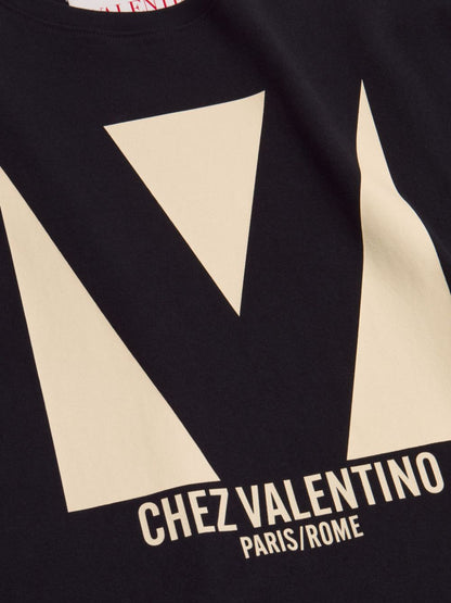 Valentino Valentino T-shirts and Polos Black