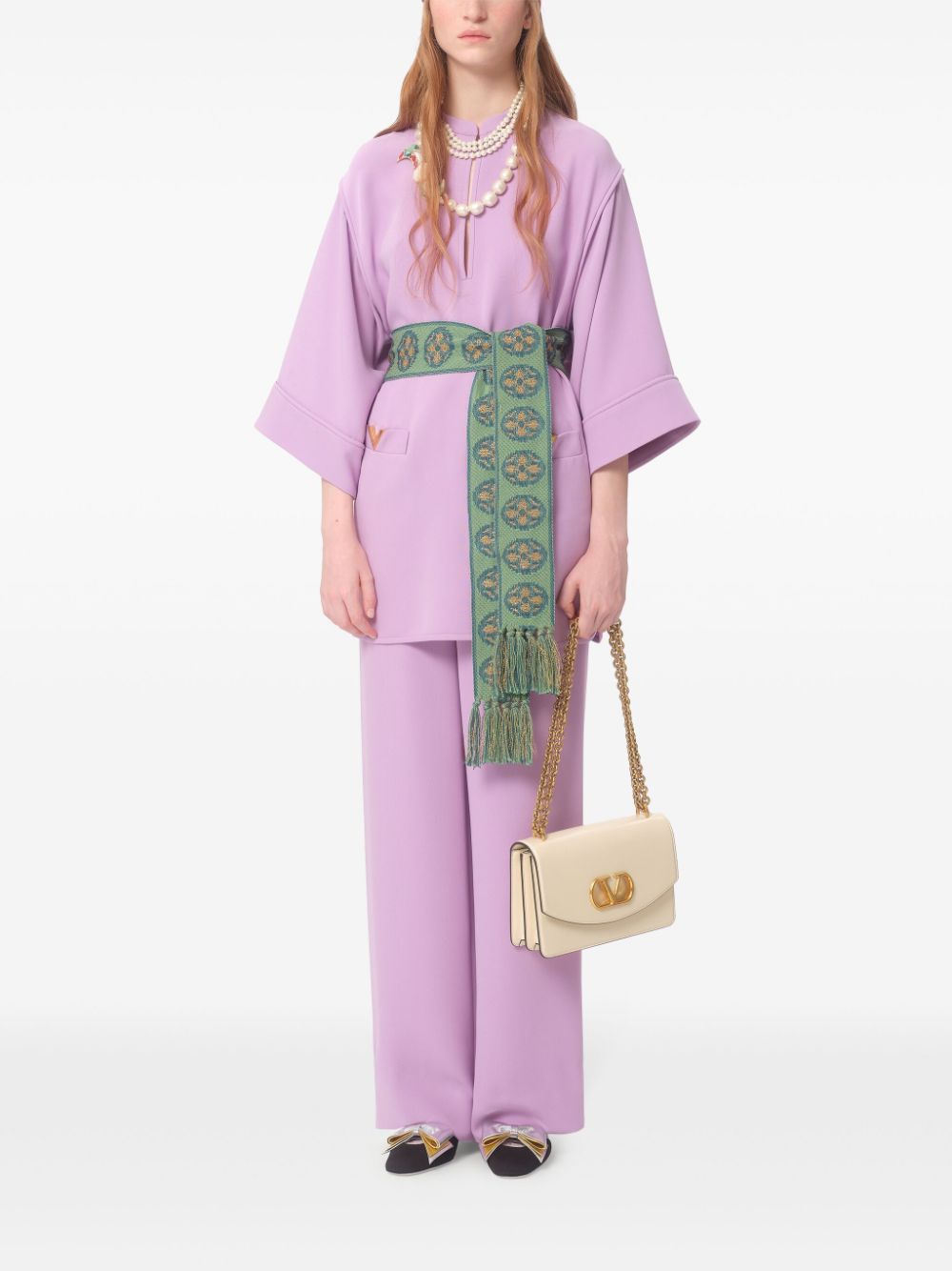 Valentino Valentino Trousers Lilac