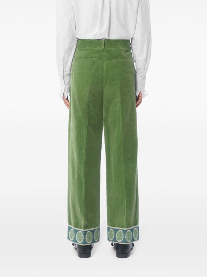 Valentino Valentino Trousers Green