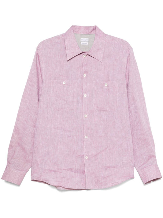 Brunello Cucinelli Shirts Pink