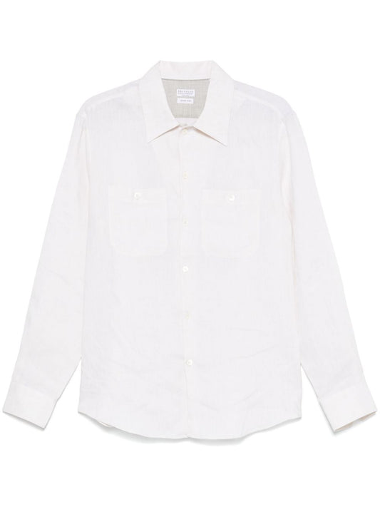 Brunello Cucinelli Shirts Beige