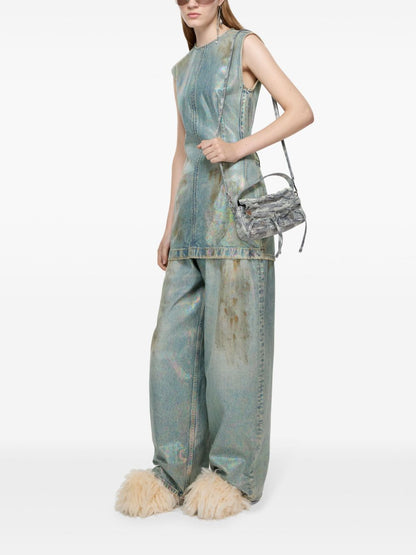 Acne Studios coated denim dress