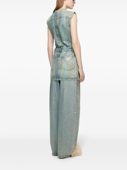 Acne Studios coated denim dress