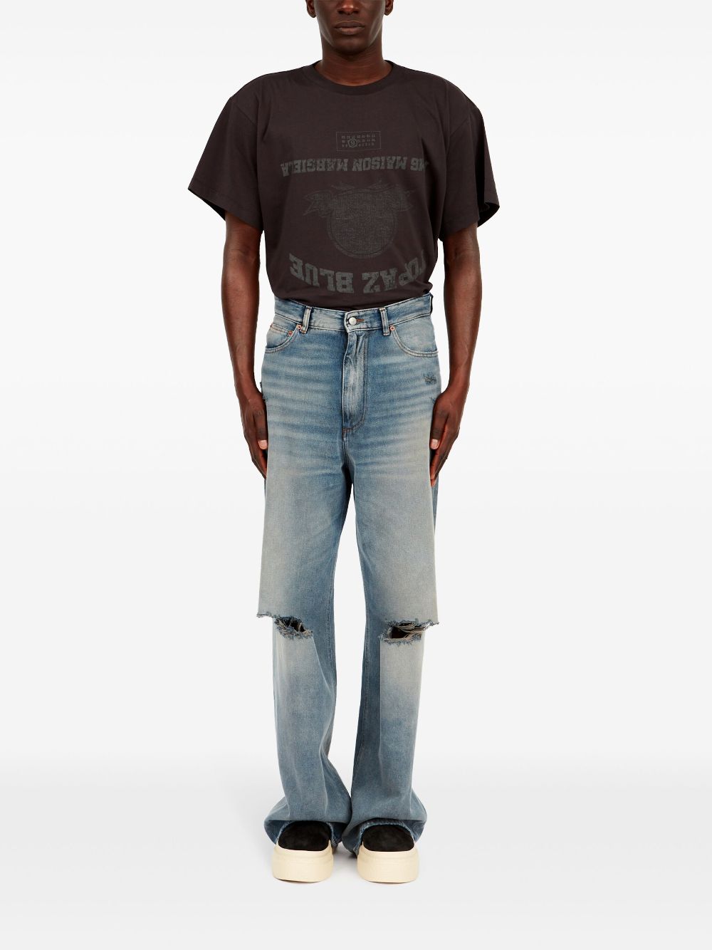 MM6 Maison Margiela Jeans Clear Blue