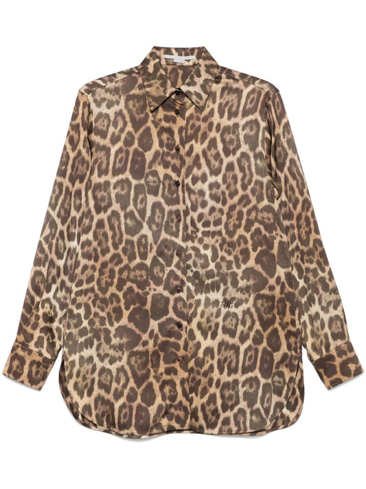 Stella McCartney Leopard Oversized Shirt