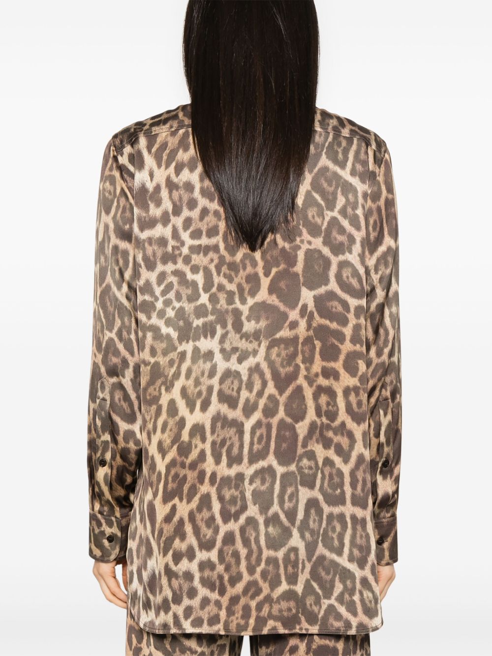 Stella McCartney Leopard Oversized Shirt