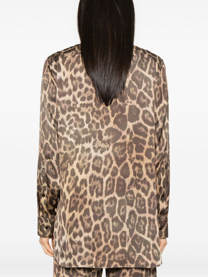 Stella McCartney Leopard Oversized Shirt