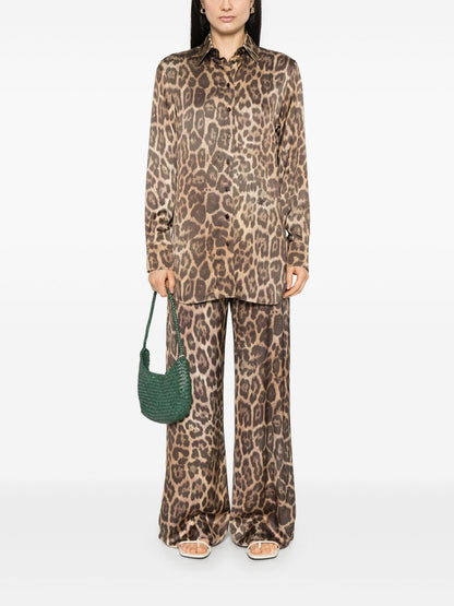 Stella McCartney Leopard Oversized Shirt