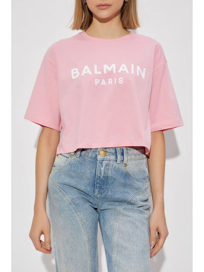 Balmain printed T-shirt