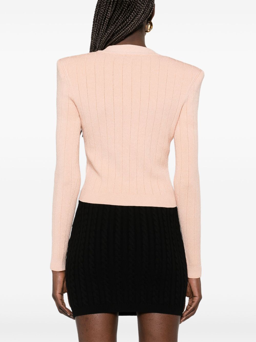 Balmain cropped Knit cardigan