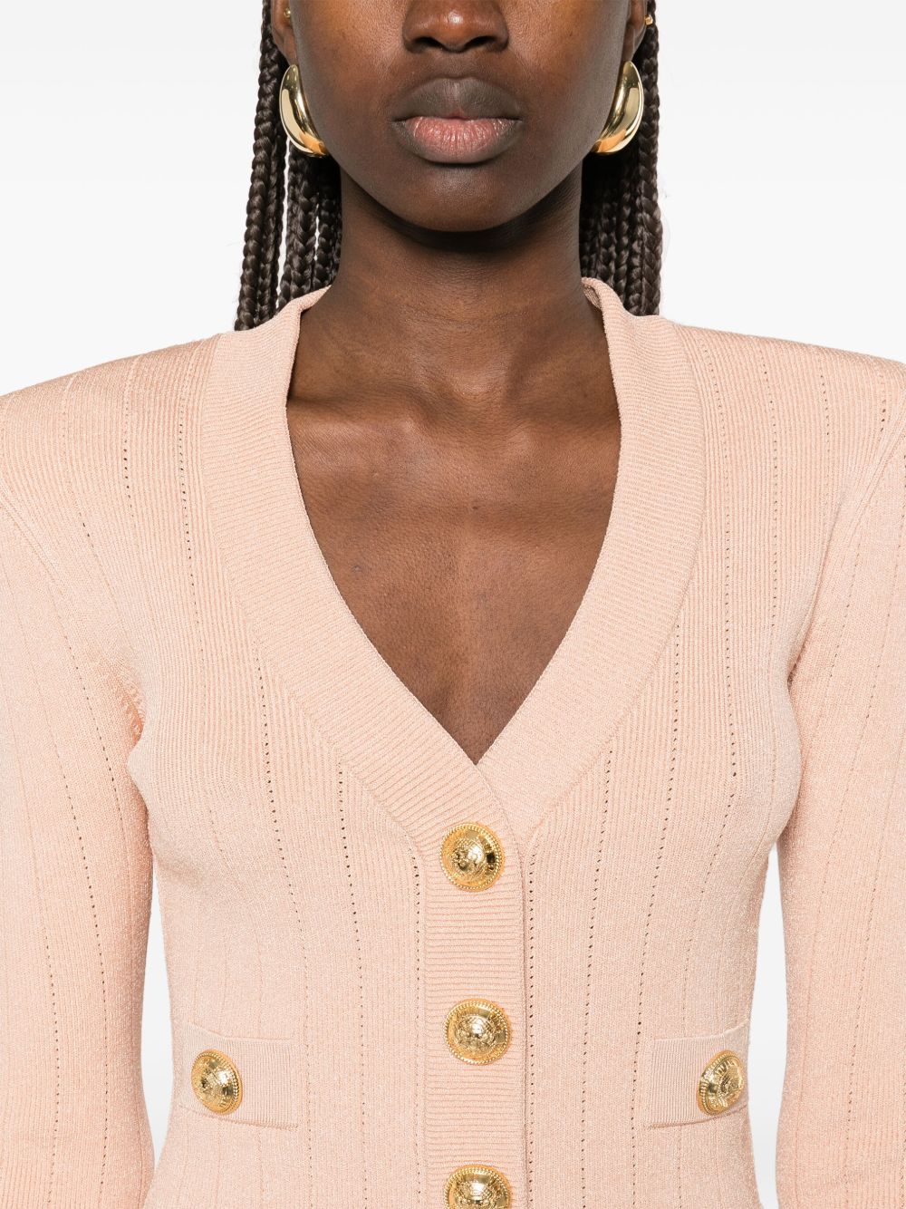 Balmain cropped Knit cardigan