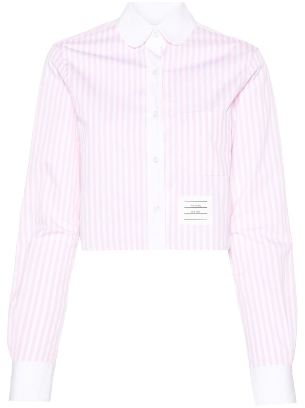 Thom Browne Striped Crop Shirt