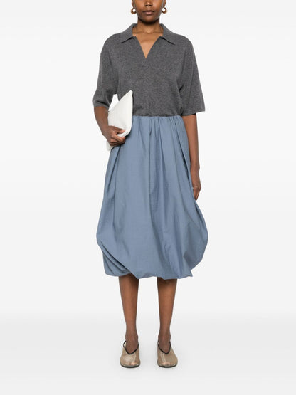 Brunello Cucinelli Pleated Midi Skirt