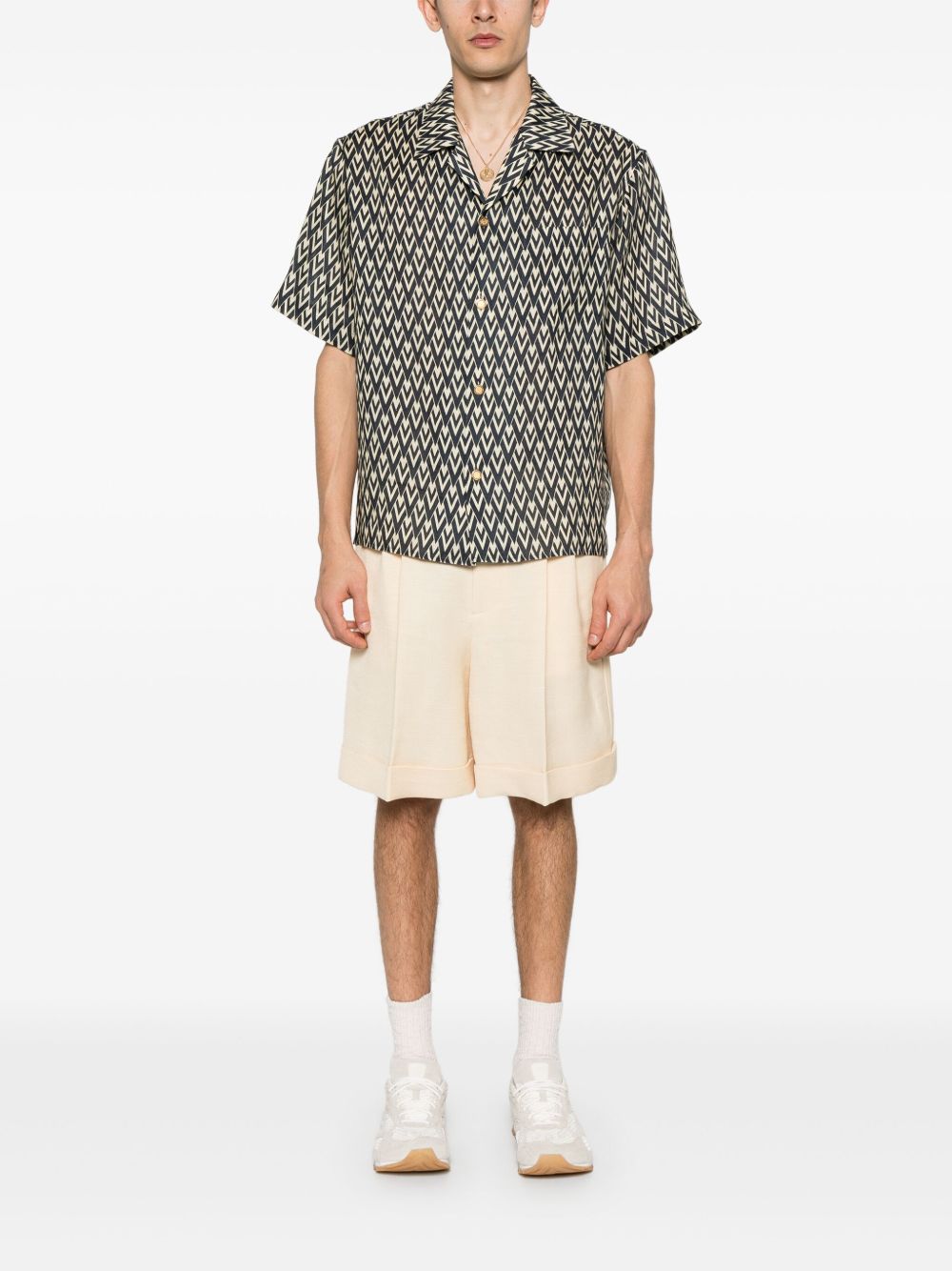 Valentino Valentino embossed shorts