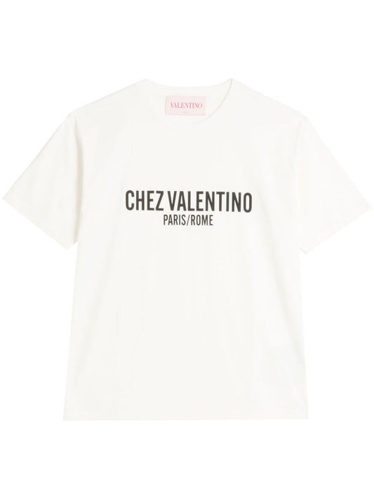 Valentino Chez Valentino-Print T-shirt