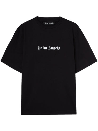 Palm Angels logo print cotton T-shirt