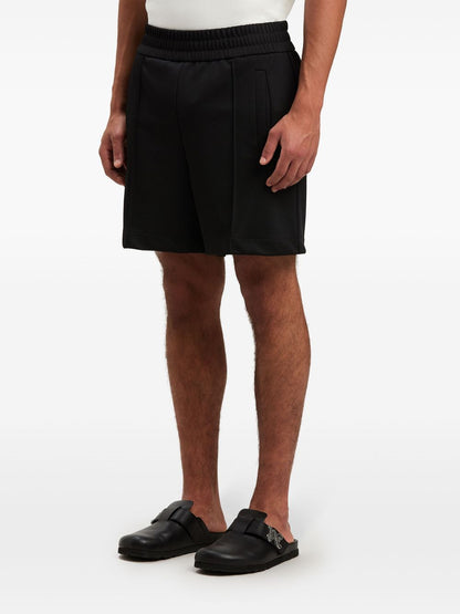 Palm Angels curved logo track shorts