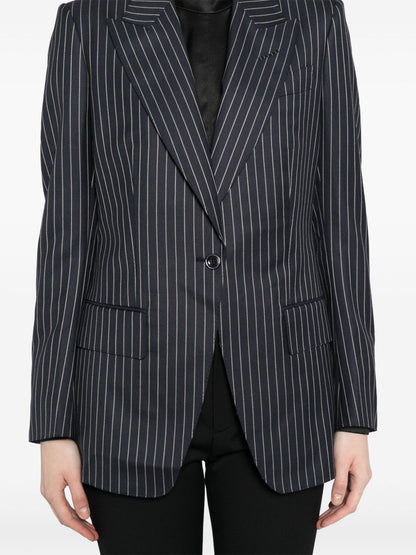 Tom Ford Pinstripe single-breasted blazer