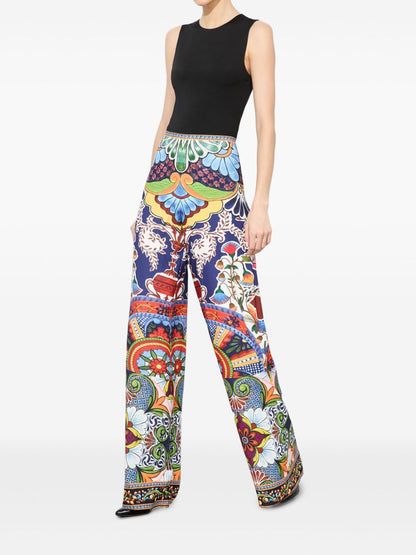 Alice + Olivia Alice + Olivia printed trousers