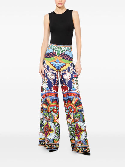 Alice + Olivia Alice + Olivia printed trousers