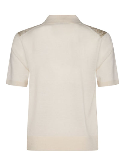 Tory Burch silk polo shirt