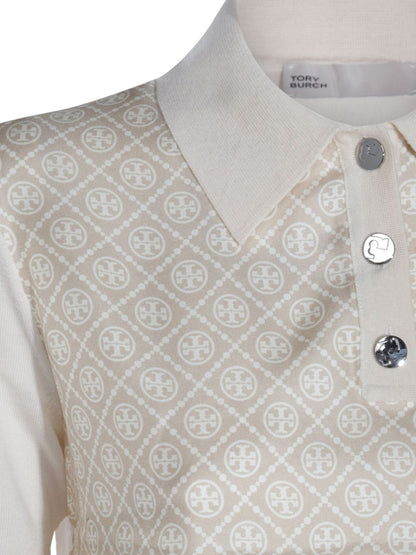 Tory Burch silk polo shirt