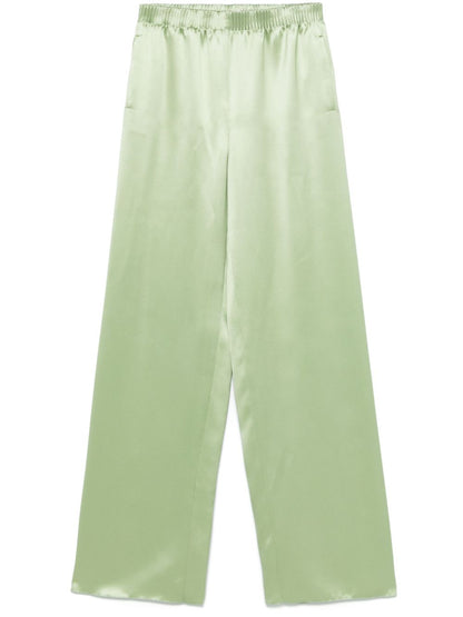 Valentino wide leg silk trousers